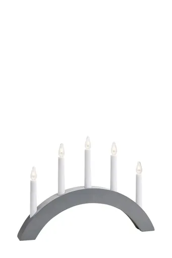 Markslöjd Atle šedý svícen 5 žárovek