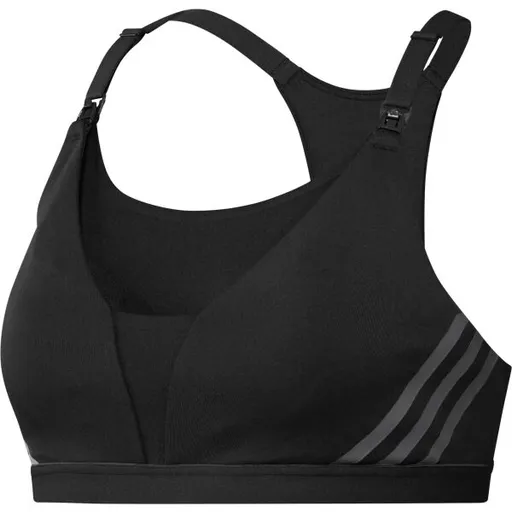 adidas POWERIMPACT LUXE MEDIUM-SUPPORT MATERNITY Dámská sportovní podprsenka, černá, velikost S A-B