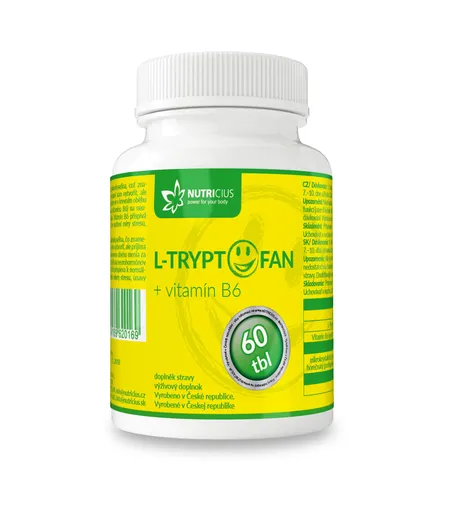 Nutricius L-Tryptofan + vitamín B6 60 tablet