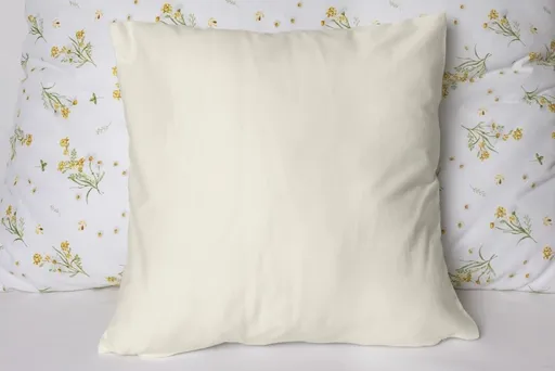 Polášek Jednobarevný povlak na polštář Jersey - Smetanová | 50 x 50 cm