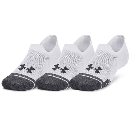 Under Armour PERFORMANCE TECH 3PK ULT Unisexové ponožky, bílá, velikost L