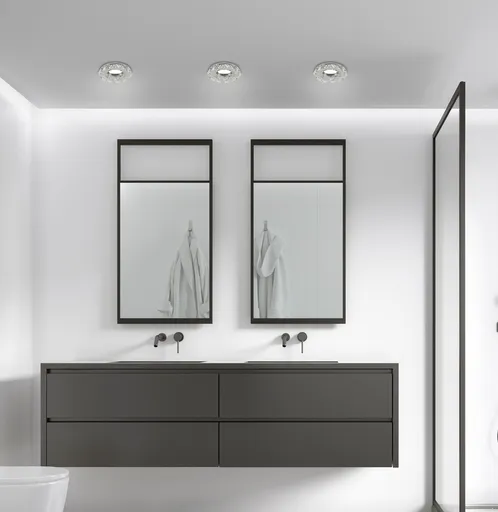 Kulaté stropní svítidlo, křišťálové sklo, MR16 50W SK-83