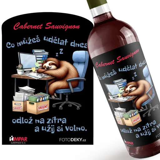 Víno Odlož na zítra (Druh Vína: Červené víno)