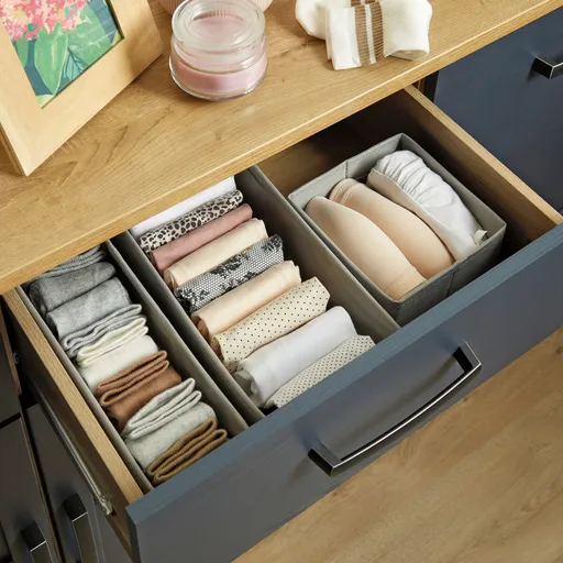 3 skládací organizéry do zásuvek