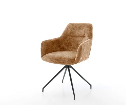 Jídelní židle Pejo-Flex žinylka rezavá křížová podnož zúžená