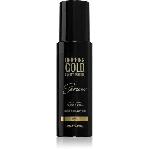 Dripping Gold Luxury Tanning Serum samoopalovací přípravek na tělo a obličej odstín Dark 150 ml