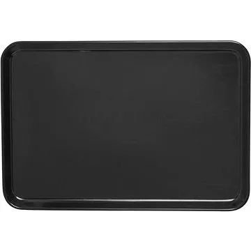 Waca Servírovací podnos tác melamin 24x18 cm černý (14725)