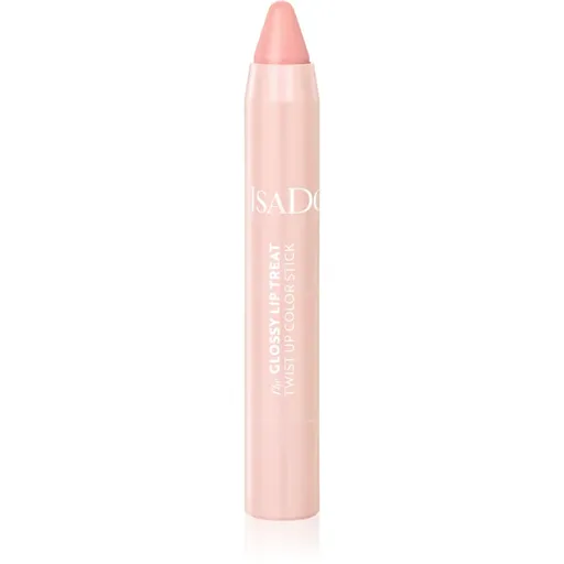 IsaDora The Glossy Lip Treat Twist Up Color hydratační rtěnka odstín 00 Clear Nude 3.3 g
