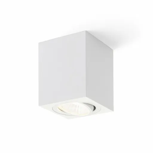 RED - DESIGN RENDL VÝPRODEJ VZORKU RENDL MAYO SQ stropní výklopná bílá 230V/700mA LED 9W 36° 2700K R10326