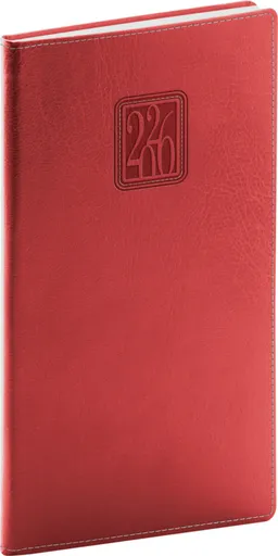 Kapesní diář Panama 2026 červený