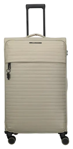Velký textilní kufr na kolečkách Travelite BARBARA Stepp L Satin nude