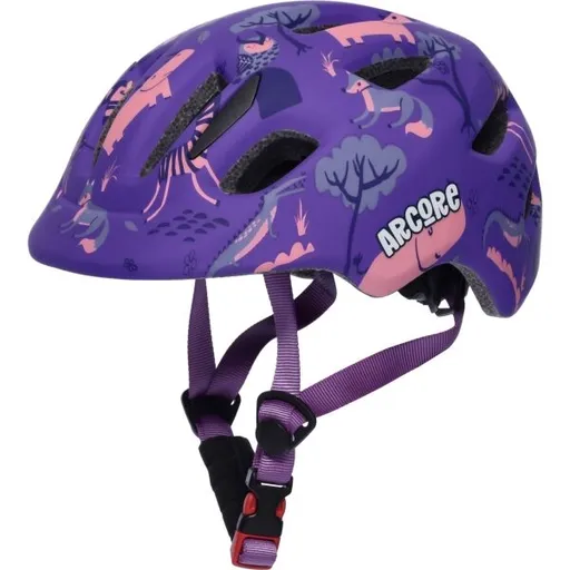 Arcore BRAN Dětská cyklistická přilba, fialová, velikost