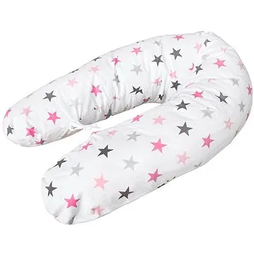 COSING Kojící polštář 195 cm - Hvězdy Růžová (8595608807059)