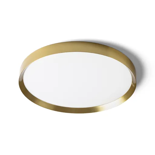 RED - DESIGN RENDL RENDL SOLEN LED přisazené svítidlo, kruhové česaná mosaz R14310