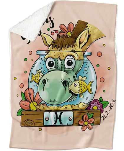 Deka Koňská znamení – ryby (Podšití beránkem: ANO)