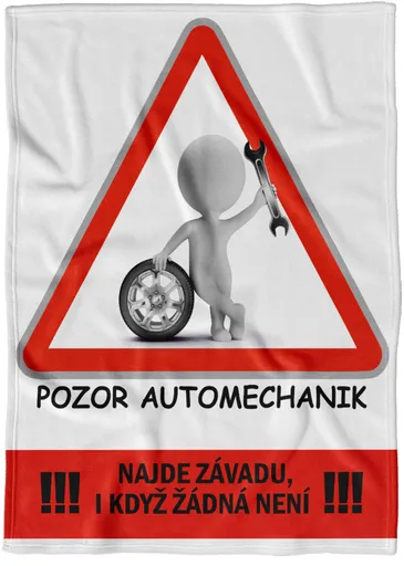 Deka Pozor automechanik (Podšití beránkem: NE)