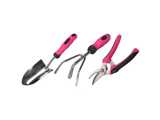 Sada zahradního nářadí SIXTOL GARDEN PINK 3 3ks