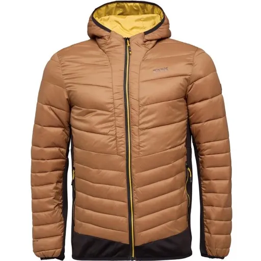 REGATTA OUTDOORS LEEDRE HYBRID Pánská bunda, hnědá, velikost