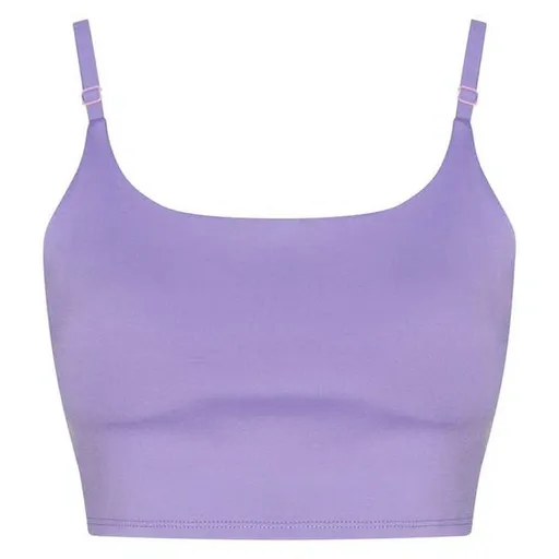 Just Cool Dámská sportovní podprsenka z recyklovaného polyesteru - Levandulová | XS