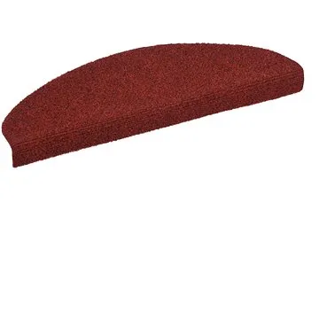 Samolepící nášlapy na schody 15 ks vpichované 65x21x4cm červené