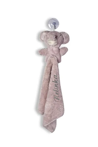 Plyšový usínáček s hračkou s výšivkou