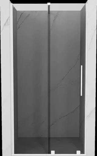 MEXEN/S Velar posuvné sprchové dveře 100, grafit, bílá 871-100-000-41-20