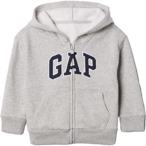 GAP V-LOGO FZ Dětská mikina, šedá, velikost 5Y