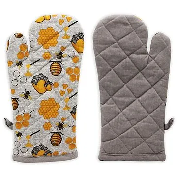 Home Elements Chňapka s magnetem a podložka Včelka (8595556470114)