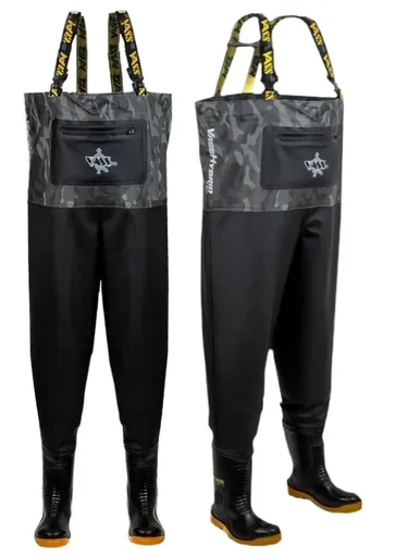Vass prsačky hybrid 700 grey camo chest waders - 45