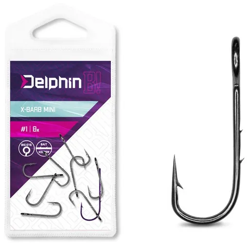 Delphin háčky na čeburašku b! x-barb mini 8 ks - 8