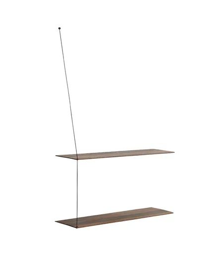 Police "Stedge", 80 x 22 cm, 4 varianty - Woud Varianta: tmavý dub