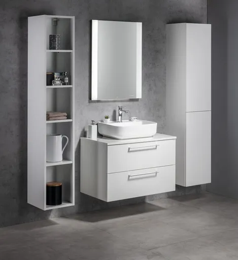 SAPHO Koupelnový set CIRASA 81, bílá lesk KSET-030