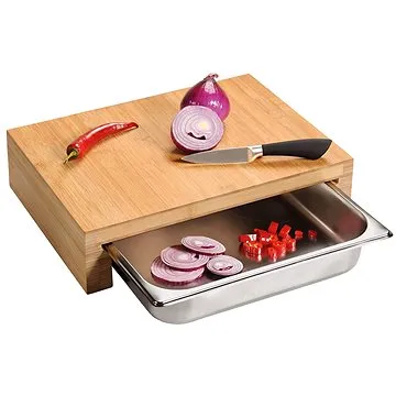 Kesper Prkénko s gastro nádobou, bambus 37,5 x 27,5 x 9,5 cm (58354)