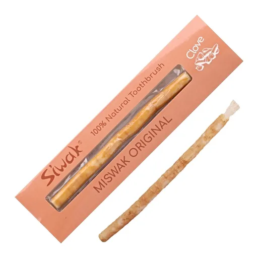 Siwak Miswak Original Hřebíček přírodní zubní kartáček 1 ks