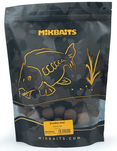 Mikbaits boilie catfish zraněný úhoř 1 kg - 50x30 mm