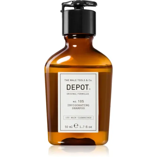 DEPOT 100 HAIR CLEANSING NO. 105 INVIGORATING SHAMPOO posilující šampon proti vypadávání vlasů 50 ml