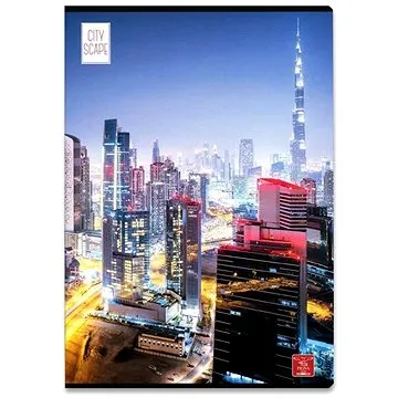 PIGNA Cityscape A4 šitý, linka (8005235154049)