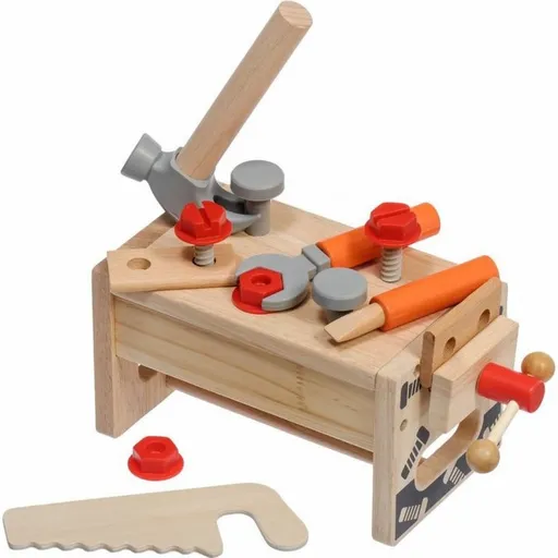 Lucy & Leo 182 Velký tesař dřevěná sada nářadí s ponkem