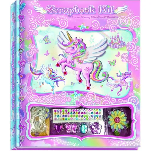 Alltoys Deníček sada s dekoracemi jednorožec