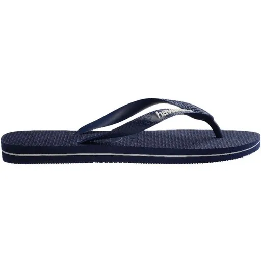 HAVAIANAS RUBBER LOGO FILETE Pánské žabky, tmavě modrá, velikost 43/44