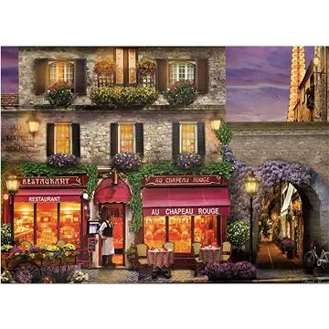 Eurographics Puzzle Restaurace Červený klobouk 1000 dílků (628136609630)