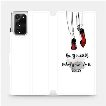 Flipové pouzdro na mobil Samsung Galaxy Note 20 - M046P Be yourself (5903516331628)