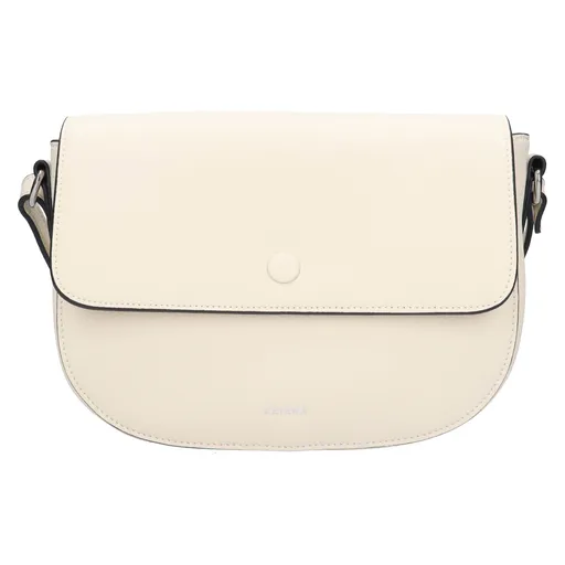 Kožená dámská crosbody kabelka Katana Amálie - krémová