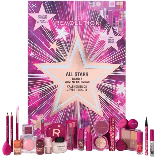 Makeup Revolution Advent Calendar All Stars adventní kalendář