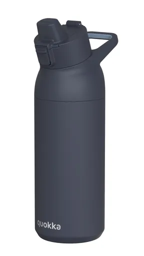 Nerezová sportovní láhev s pítkem Tide, 700ml, Quokka, černá