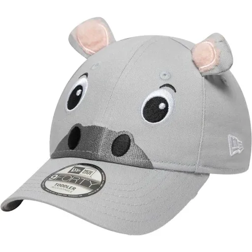 New Era TODDLER ANIMAL HIPPO 9FORTY Dětská kšiltovka, šedá, velikost