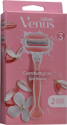 Gillette Holicí strojek Venus Comfort Glide Spa Breeze + 2 hlavice