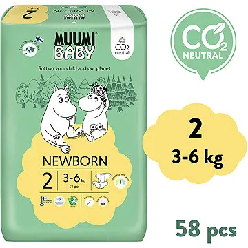 Muumi Baby Newborn vel. 2 (58 ks) (6414100587158)