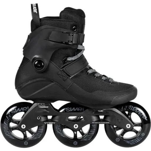 Powerslide SWELL TRIPLE BLACK 110 TRINITY Fitness brusle, černá, velikost