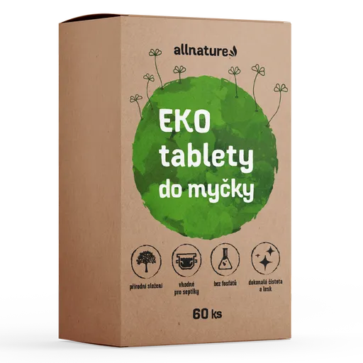 Allnature EKO tablety do myčky 60 ks